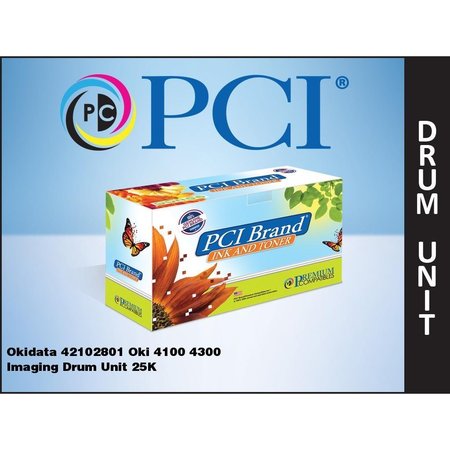 PCI Pci Okidata 42102801 Type C9 25K Black Drum Unit For Okidata B4100 42102801-PCI